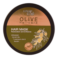 Маска для волос Olive Haircare «Восстановление и блеск» с органическим маслом оливы и кератином Маска для волос Olive Haircare «Восстановление и блеск» с органическим маслом оливы и кератином